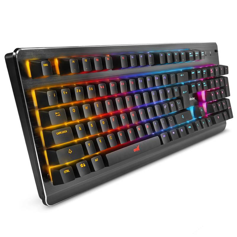 Klávesnice Niceboy ORYX K444 Mechanicus černá