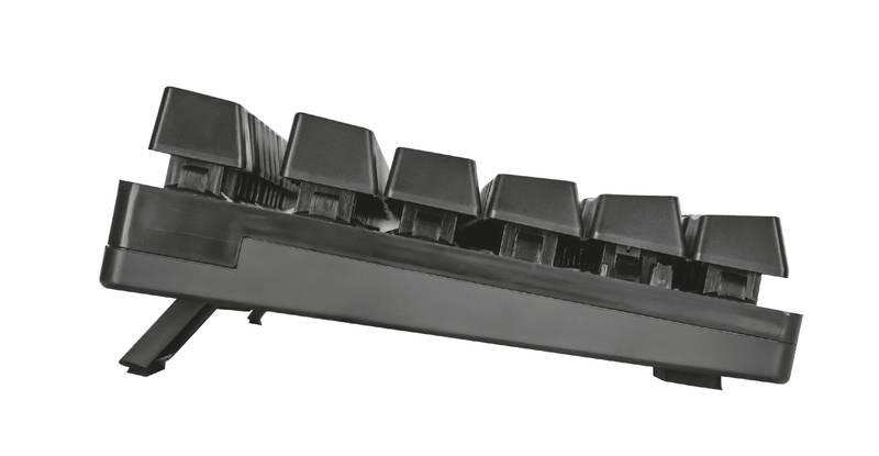 Klávesnice Trust GXT 835 Azor Illuminated CZ SK černá