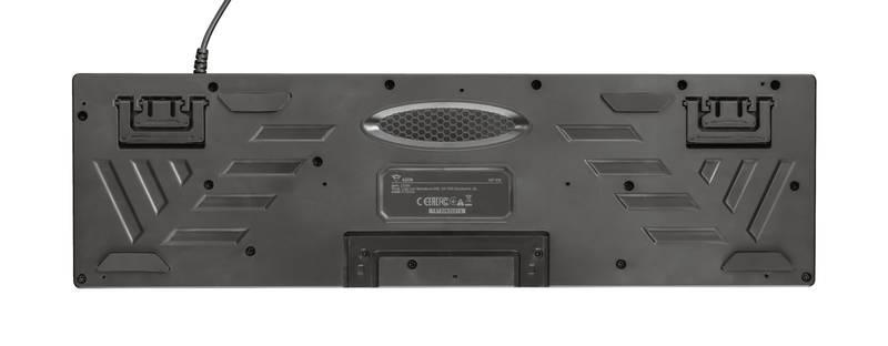 Klávesnice Trust GXT 835 Azor Illuminated CZ SK černá