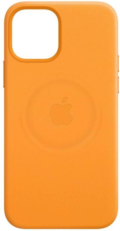 Kryt na mobil Apple Leather Case s MagSafe pro iPhone 12 a 12 Pro - měsíčkově oranžový, Kryt, na, mobil, Apple, Leather, Case, s, MagSafe, pro, iPhone, 12, a, 12, Pro, měsíčkově, oranžový