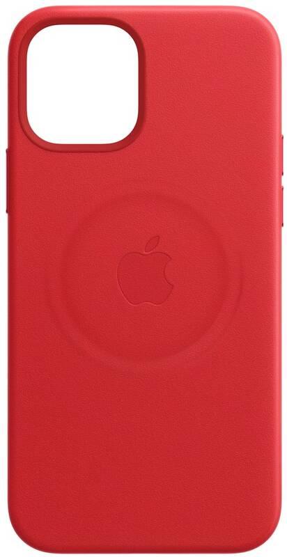 Kryt na mobil Apple Leather Case s MagSafe pro iPhone 12 mini - RED
