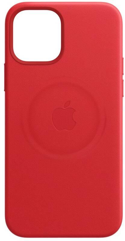 Kryt na mobil Apple Leather Case s MagSafe pro iPhone 12 Pro Max - RED