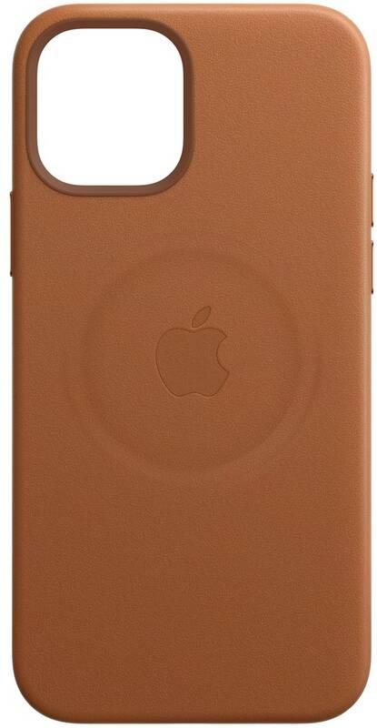 Kryt na mobil Apple Leather Case s MagSafe pro iPhone 12 Pro Max - sedlově hnědý
