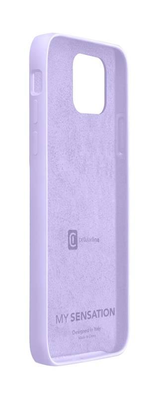 Kryt na mobil CellularLine Sensation na Apple iPhone 12 mini fialový