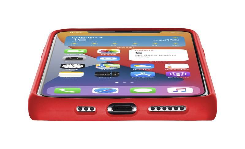 Kryt na mobil CellularLine Sensation na Apple iPhone 12 Pro Max červený