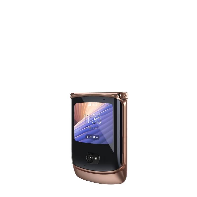 Mobilní telefon Motorola Razr 5G zlatý, Mobilní, telefon, Motorola, Razr, 5G, zlatý