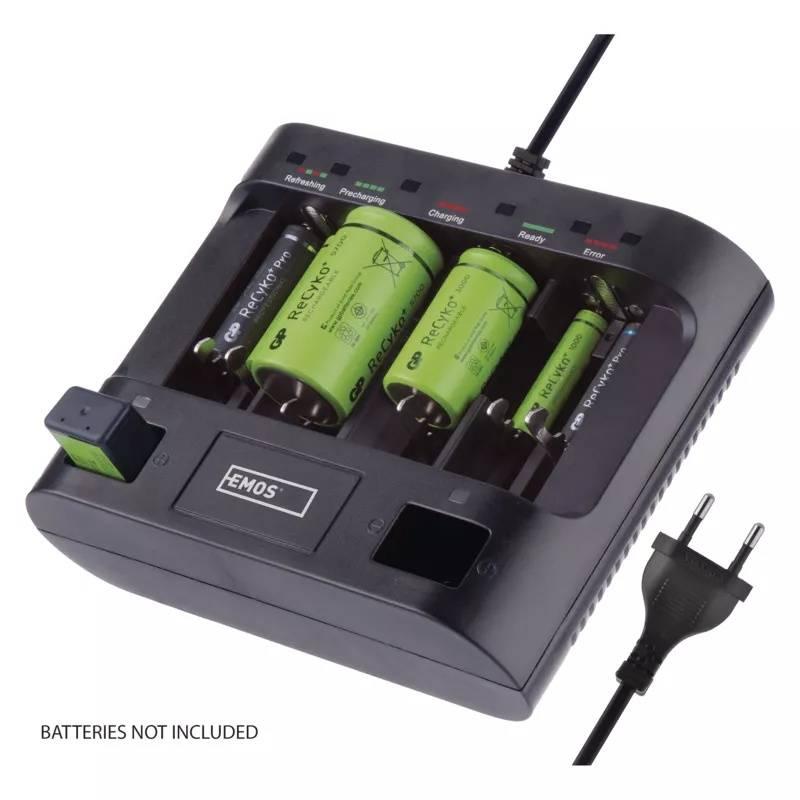 Nabíječka EMOS BC UNI6A černý