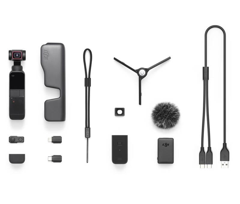 Outdoorová kamera DJI Pocket 2 Creator Combo černá