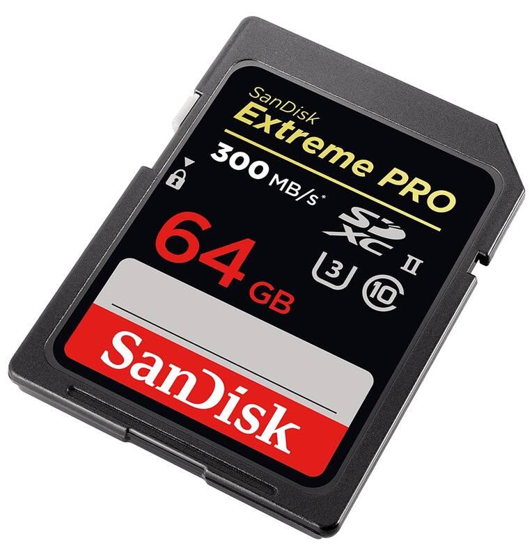 Paměťová karta Sandisk SDXC Extreme Pro 64GB UHS-II U3