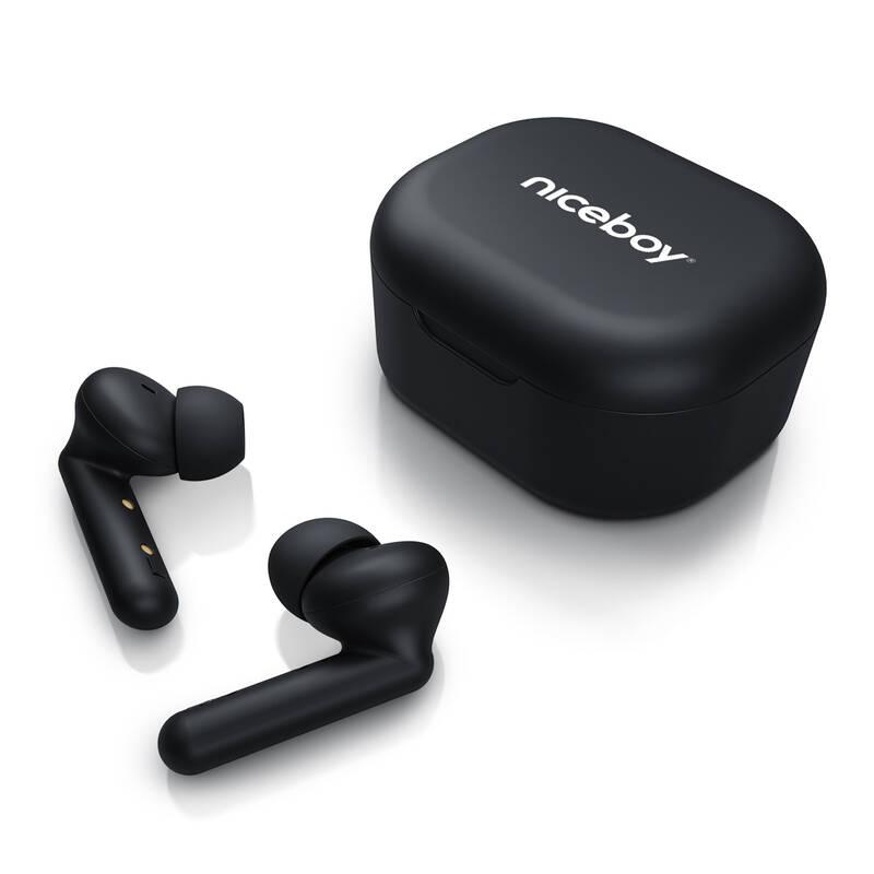 Sluchátka Niceboy HIVE Pins černá
