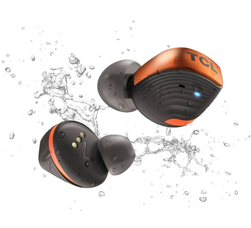 Sluchátka TCL ACTV500TWS černá oranžová
