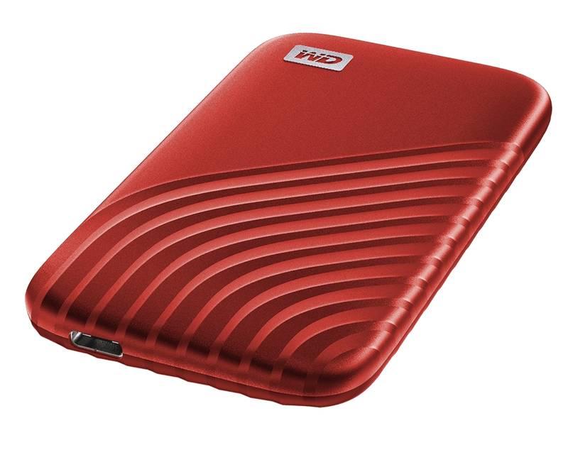 SSD externí Western Digital My Passport SSD 500GB červený