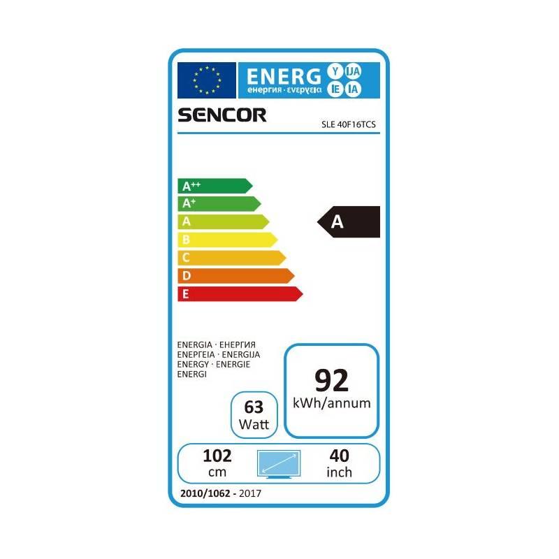 Televize Sencor SLE 40F16TCS černá