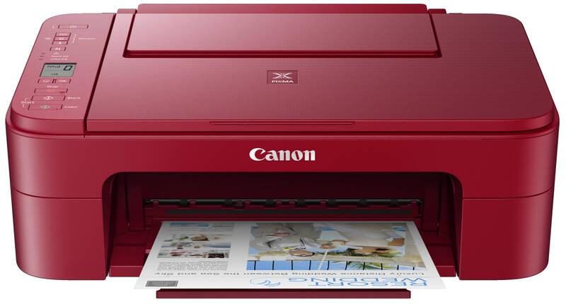 Tiskárna multifunkční Canon TS3352 červená