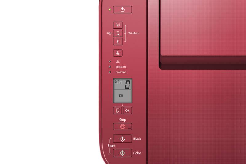 Tiskárna multifunkční Canon TS3352 červená