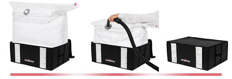Vakuový úložný box s pouzdrem Compactor 3D Black Edition RAN8945