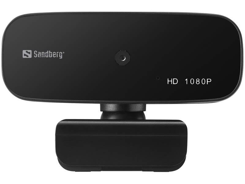 Webkamera Sandberg Webcam Autofocus 1080p černá