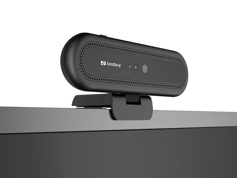 Webkamera Sandberg Webcam Face Recognition 1080p černá