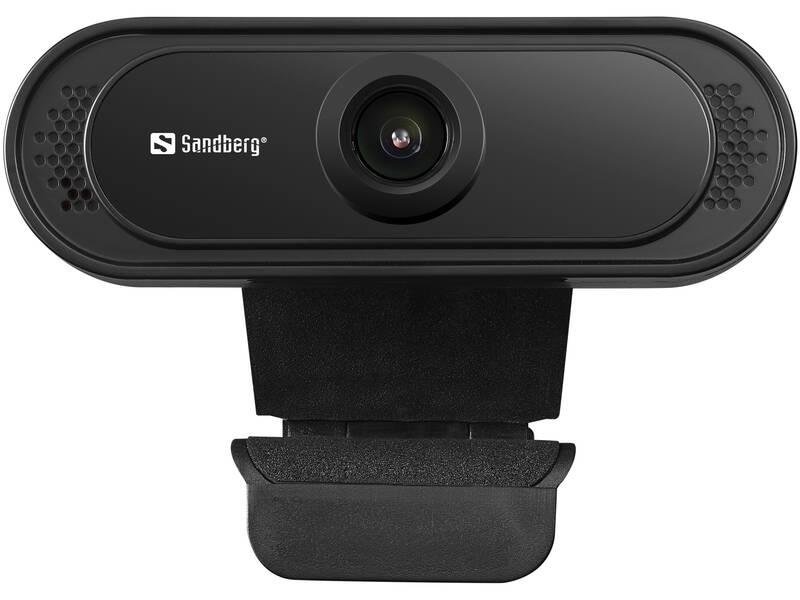 Webkamera Sandberg Webcam Saver 1080p černá, Webkamera, Sandberg, Webcam, Saver, 1080p, černá