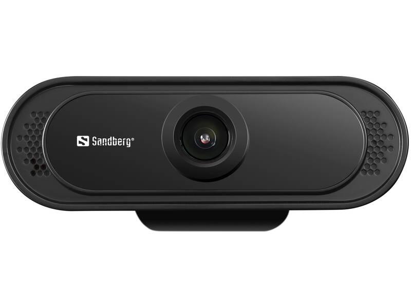 Webkamera Sandberg Webcam Saver 1080p černá, Webkamera, Sandberg, Webcam, Saver, 1080p, černá