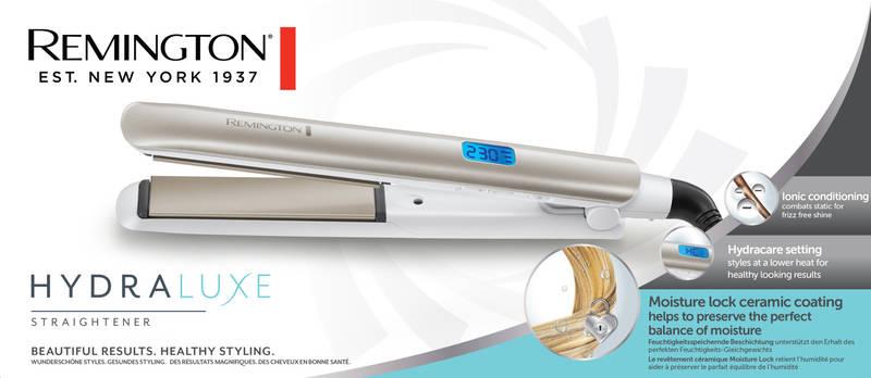 Žehlička na vlasy Remington HYDRAluxe S8901 bílá