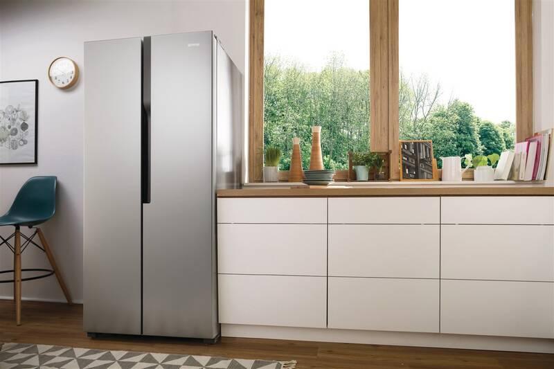 Americká lednice Gorenje NRS8182KX
