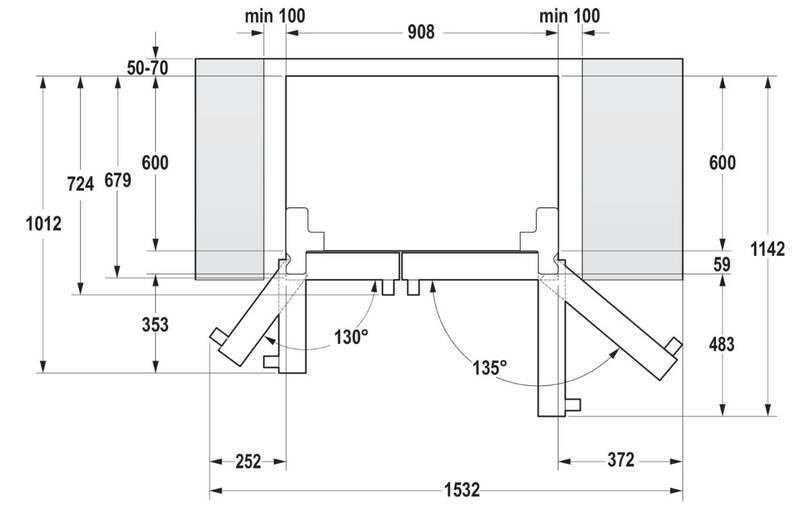 Americká lednice Gorenje Superior NRS9182VX1