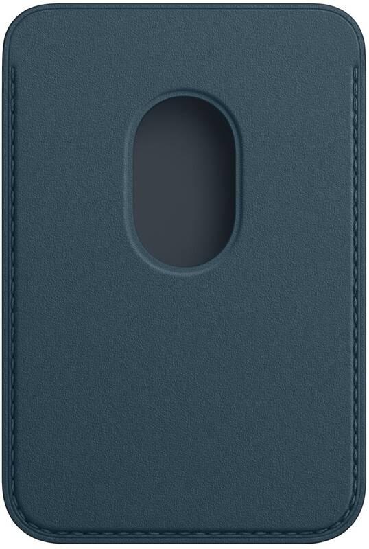 Apple kožená peněženka s MagSafe k iPhonu - baltsky modrá