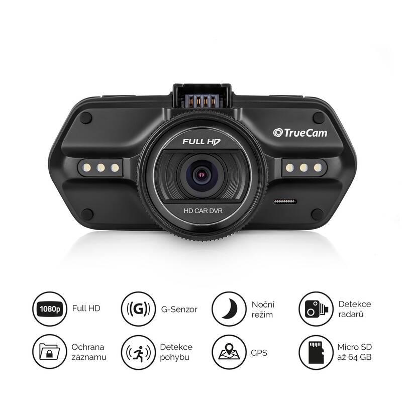 Autokamera TrueCam A5s GPS černá, Autokamera, TrueCam, A5s, GPS, černá
