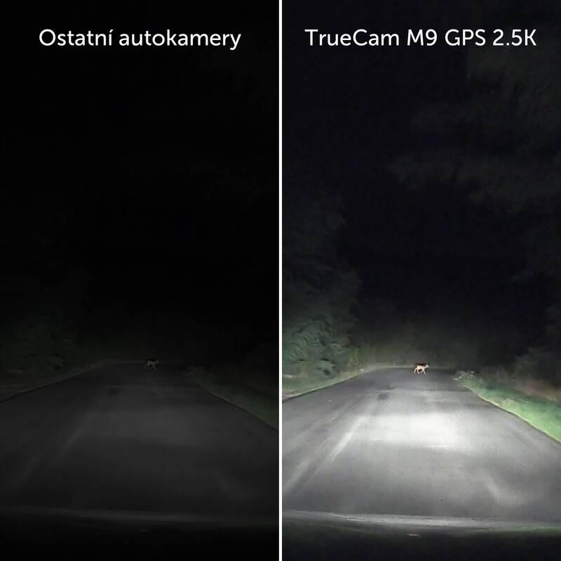 Autokamera TrueCam M9 GPS černá