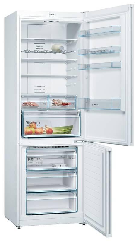 Chladnička s mrazničkou Bosch Serie 4 KGN49XWEA bílá