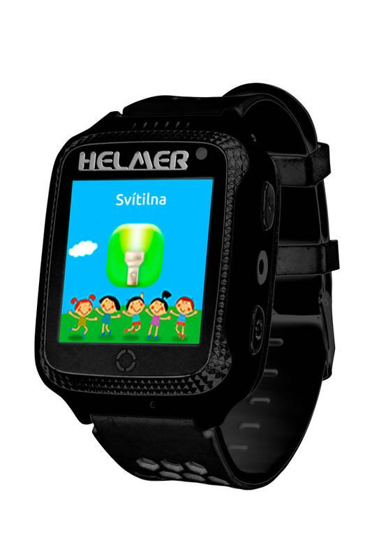 Chytré hodinky Helmer LK 707 dětské s GPS lokátorem černý, Chytré, hodinky, Helmer, LK, 707, dětské, s, GPS, lokátorem, černý
