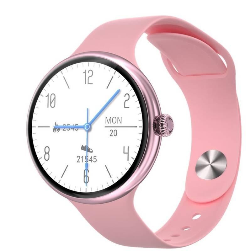 Chytré hodinky IMMAX Lady Music Fit růžové, Chytré, hodinky, IMMAX, Lady, Music, Fit, růžové