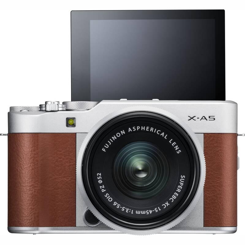 Digitální fotoaparát Fujifilm X-A5 15-45 mm hnědý