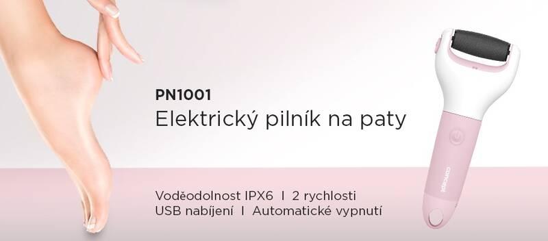 Elektrický pilník na chodidla Concept PN1001 růžový, Elektrický, pilník, na, chodidla, Concept, PN1001, růžový