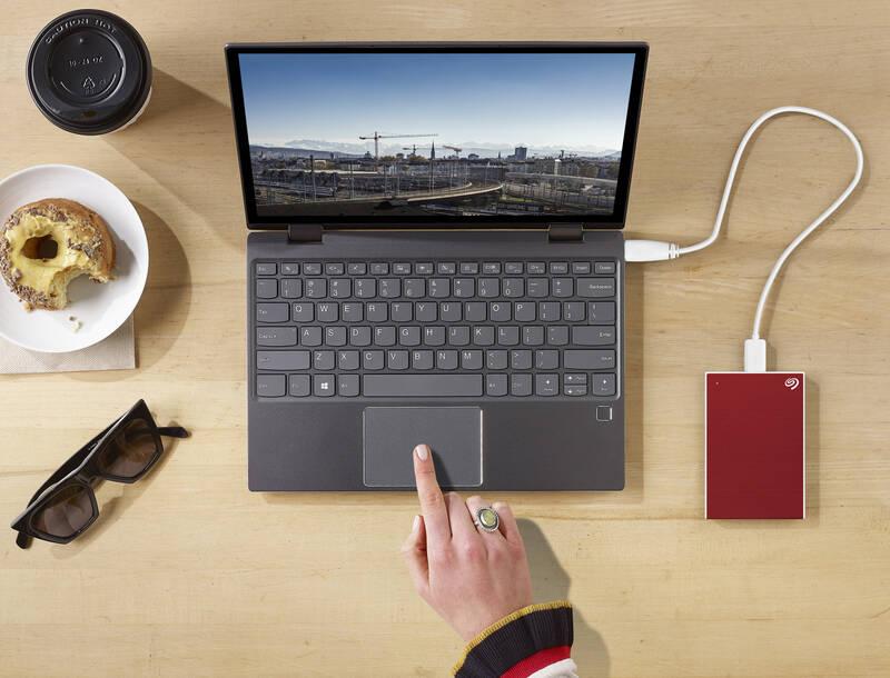 Externí pevný disk 2,5" Seagate One Touch 1TB červený