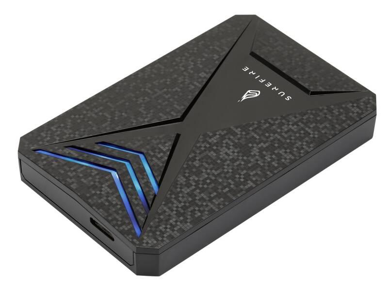 Externí pevný disk 2,5" SureFire GX3 Gaming HDD USB 3.2 Gen 1 2TB černý