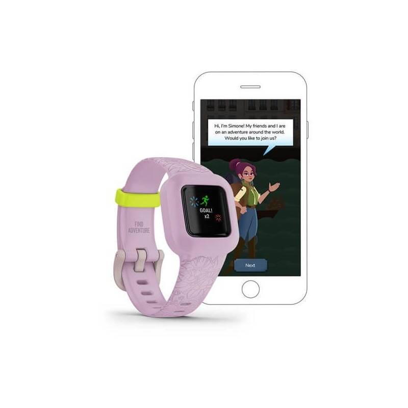 Fitness náramek Garmin vívofit junior3 - Pink