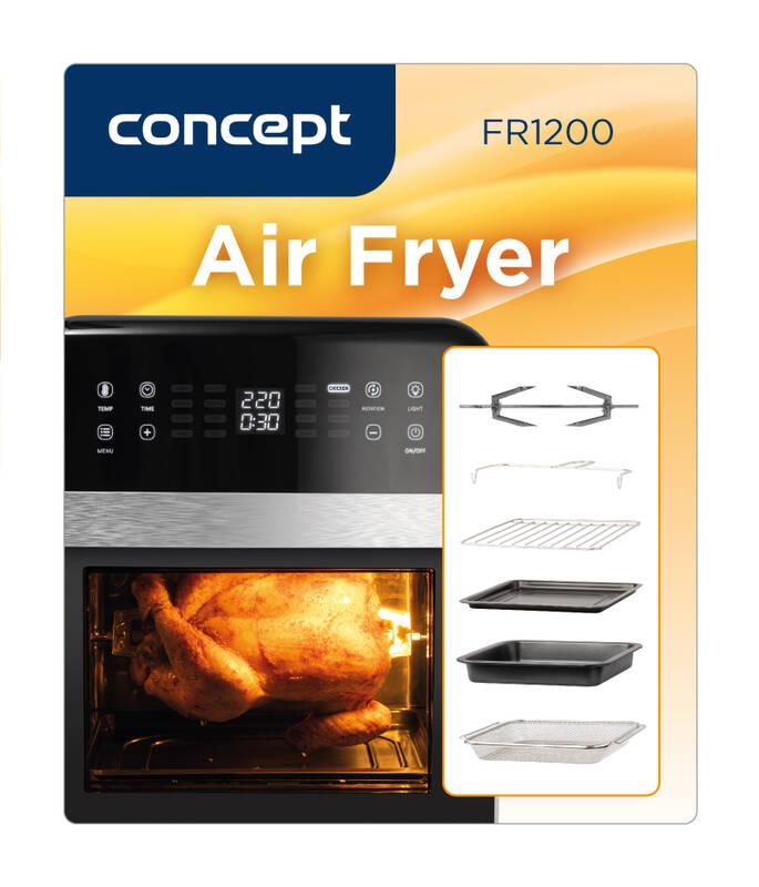 Fritéza horkovzdušná Concept FR1200 černá