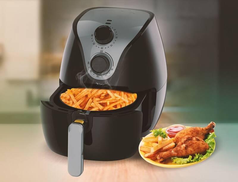 Fritéza horkovzdušná Orava Airy černá