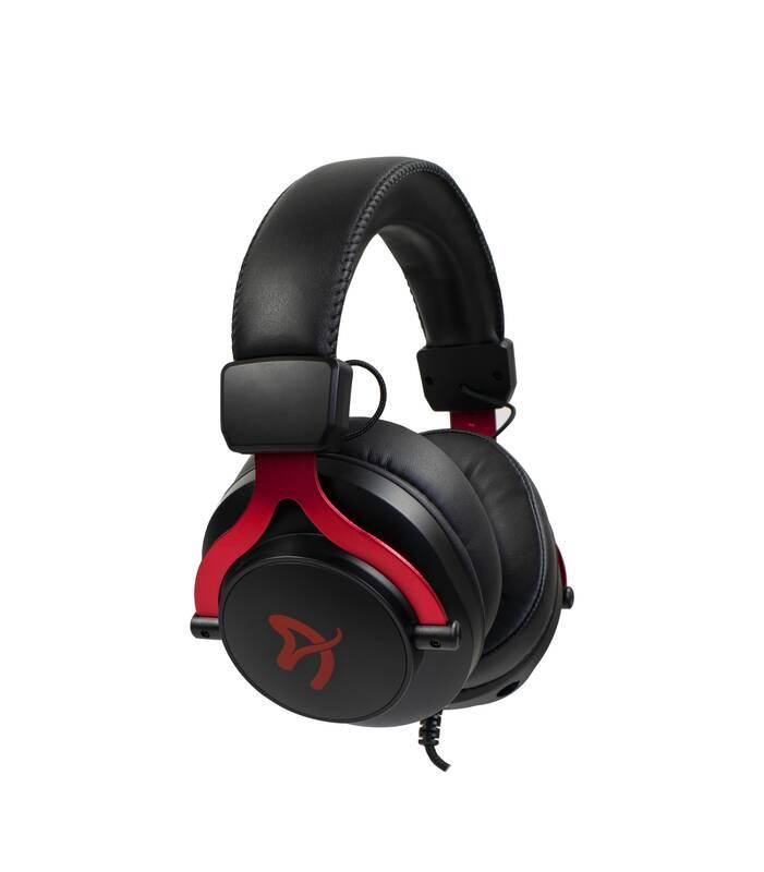 Headset Arozzi Aria černý červený