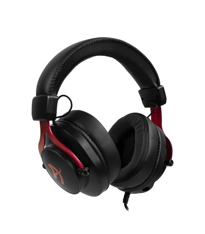 Headset Arozzi Aria černý červený