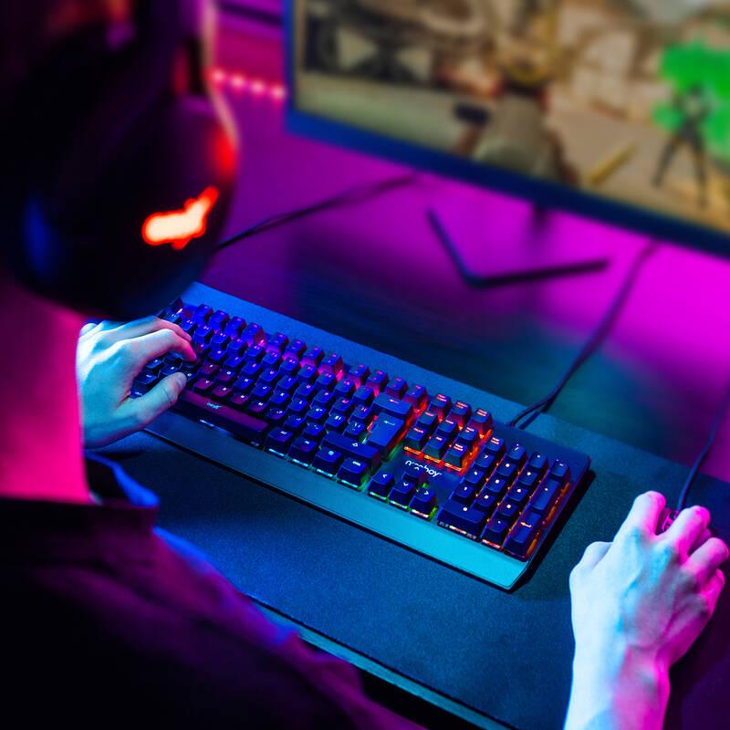 Klávesnice Niceboy ORYX K610 Chameleon černá