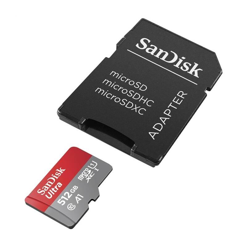 Paměťová karta Sandisk Micro SDXC Ultra Android 512GB UHS-I U1 adapter