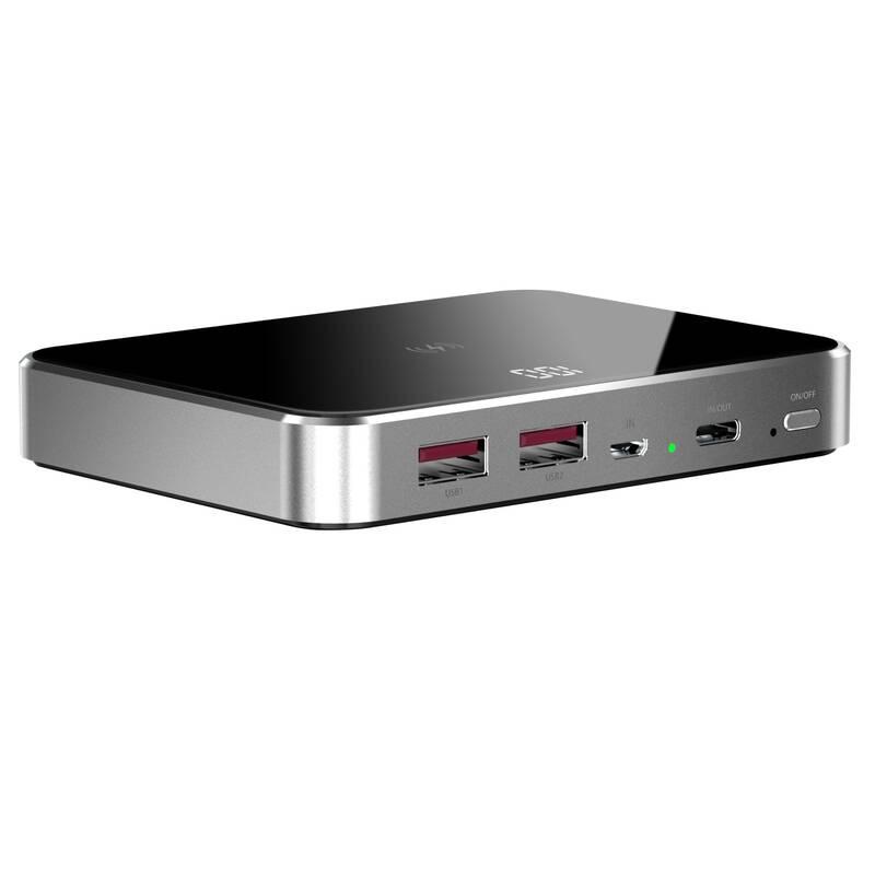 Powerbank Prestigio Graphene PD 10 000mAh šedá