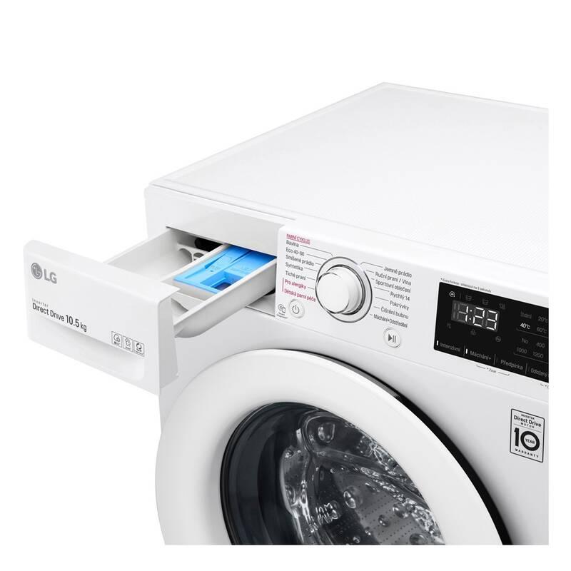 Pračka LG F4WV310S3E bílá