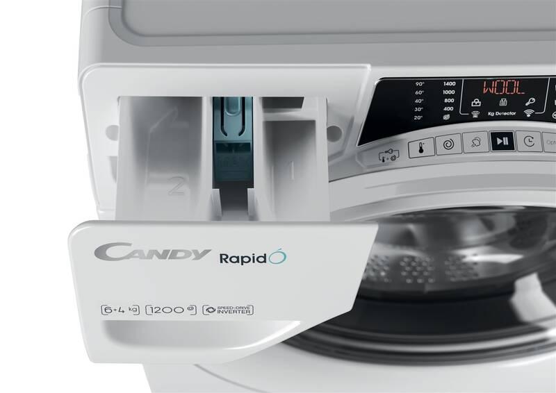 Pračka se sušičkou Candy RapidÓ ROW4 2644DWME-S bílá barva