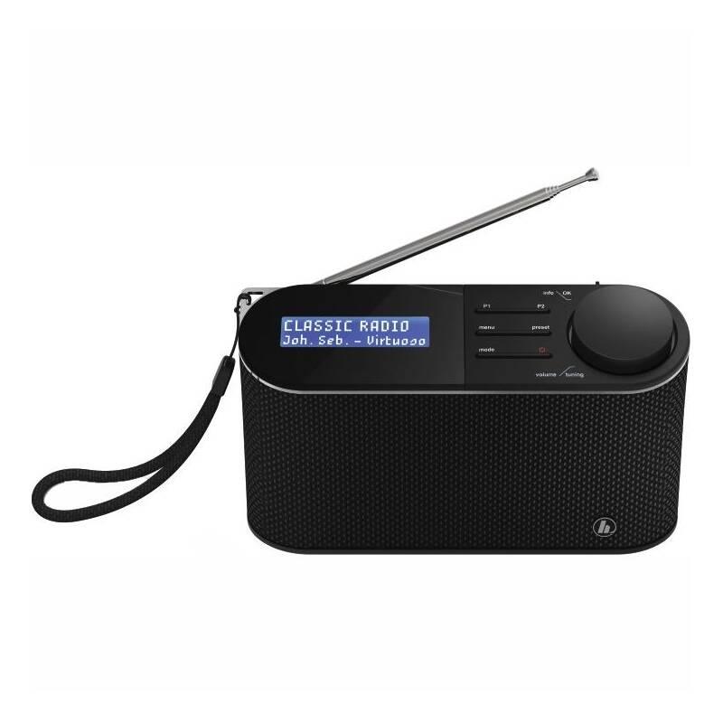 Radiopřijímač s DAB Hama DR15 černý