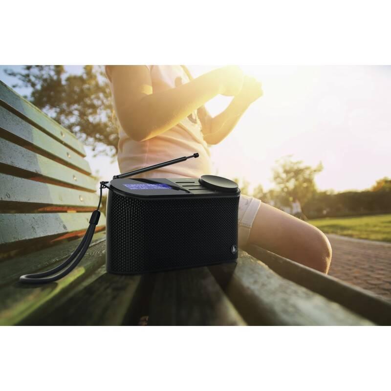 Radiopřijímač s DAB Hama DR15 černý
