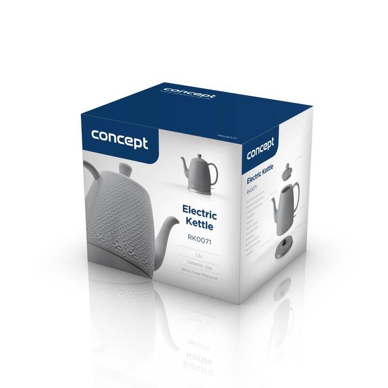 Rychlovarná konvice Concept RK0071 šedá